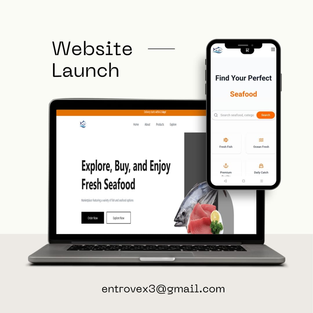 Meltem Sea Food – E-commerce Website